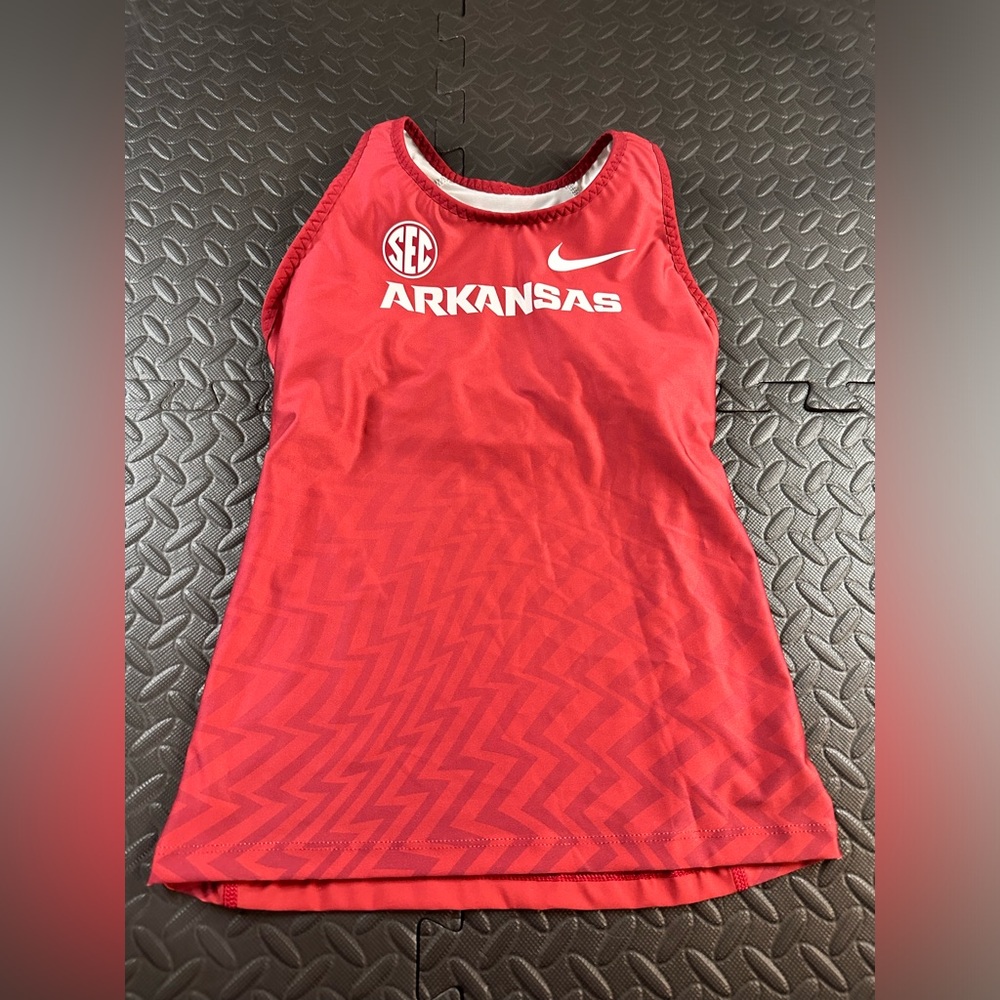 Nike Arkansas Razorbacks running singlet 825127-XXX Size Small